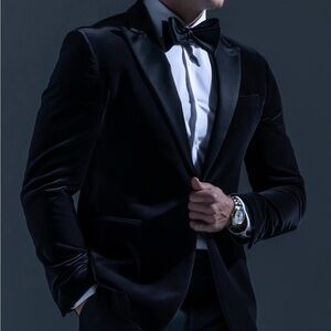 THEORY Chambers Stretch Velvet Blazer 42R NWOT